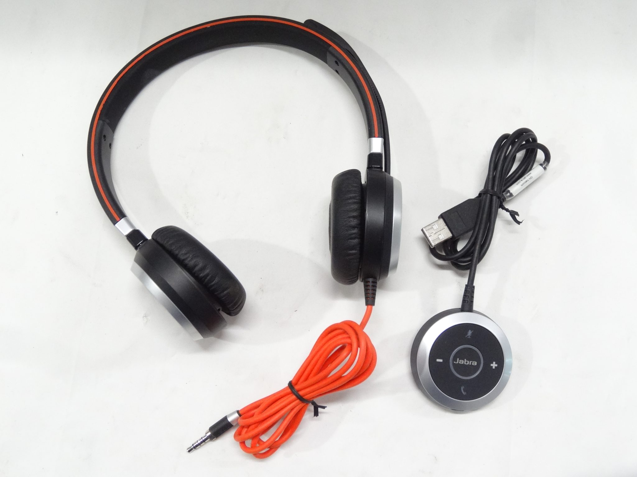 Jabra Evolve 40 UC Stereo 6399-829-209 Over The Ear Headset w/ USB ENC010  Remote